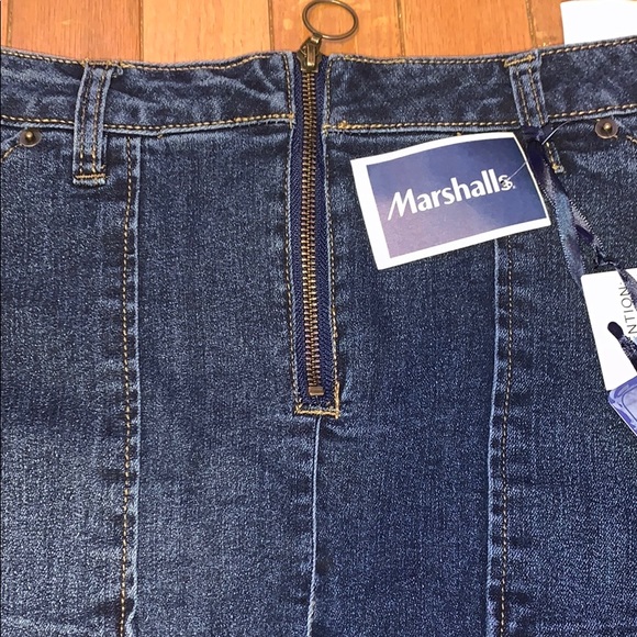 high waisted jean skirt - Picture 2 of 3